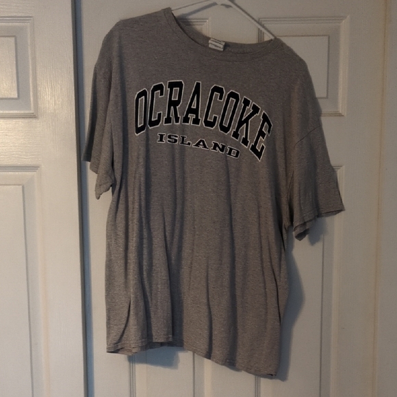 Delta Other - OCRACOKE ISLAND - Delta Gray Pro Weight T-Shirt